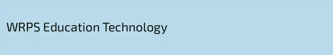 WRPS Education Technology